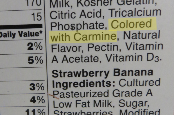 carmine label