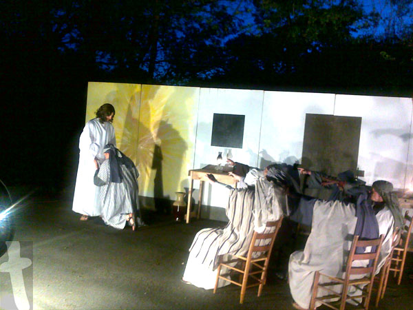 Jesus is Alive, a picture from New Market Baptist Church, Trail to Empty Tomb Drive-Thru Easter Drama.