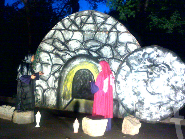 Empty Tomb, a picture from New Market Baptist Church, Trail to Empty Tomb Drive-Thru Easter Drama.