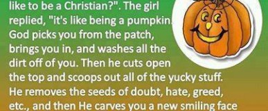 Christian Pumpkin Analogy