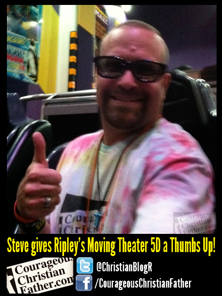 Steve gives Ripley's Moving Theater 5D a Thumbs Up!