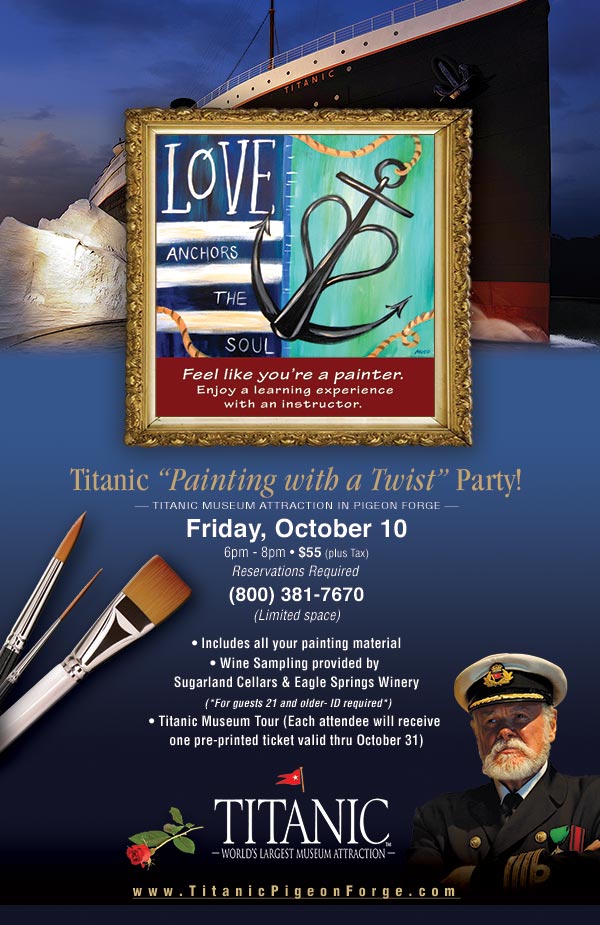 Titanic "Painting with a Twist" Party!