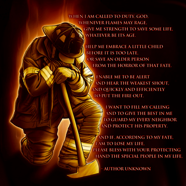 Fire Fighters Prayer