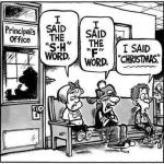 Sent to the office for saying, Christmas Blog Post
