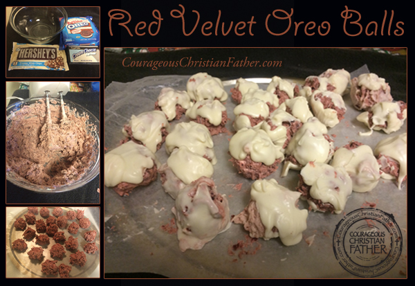 Red Velvet Oreo Balls