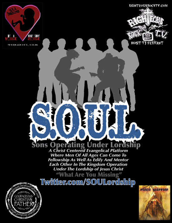 S.O.U.L. flyer with current sponsors