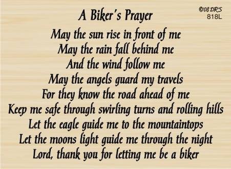 A Biker's Prayer