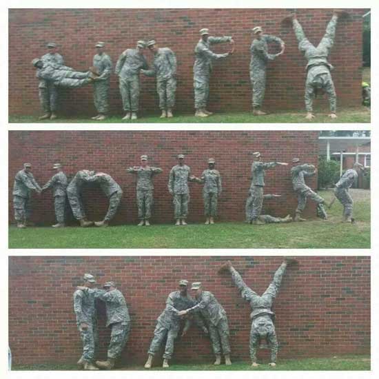 Happy Mother's Day Miltary Style