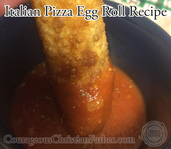 Italian Pizza Egg Roll Recipe