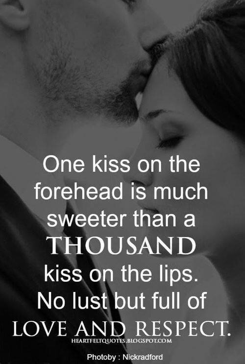 One Kiss on the Forehead