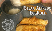 Steak Alfredo EggRoll
