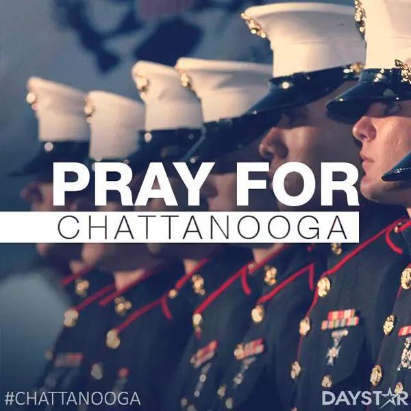 Pray for Chattanooga - Marines - DayStar Graphic