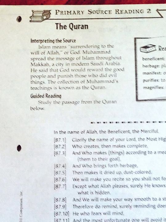 The Quran Homework image
