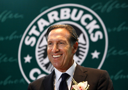 Starbucks Corp. CEO Howard Schultz 