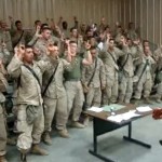 I love to share videos of our military singing gospel and Christian Music. Just like these Marines singing "Lord I Lift Your Name On High."