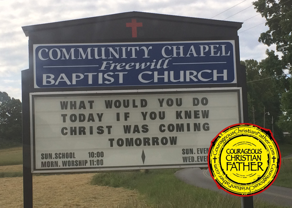 Christ Tomorrow Church Sign