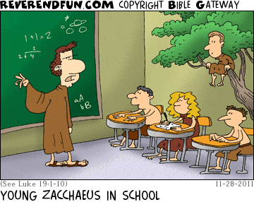 Young Zacchaeus ReverendFun