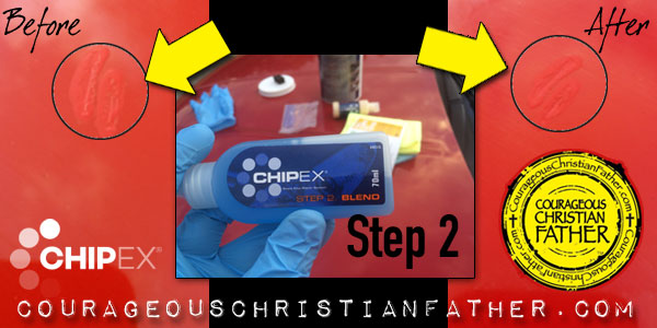 ChipEx Paint Chip Repair System Blend Step 2