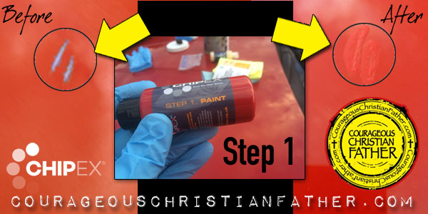  ChipEx Paint Chip Repair System - Paint Step 1