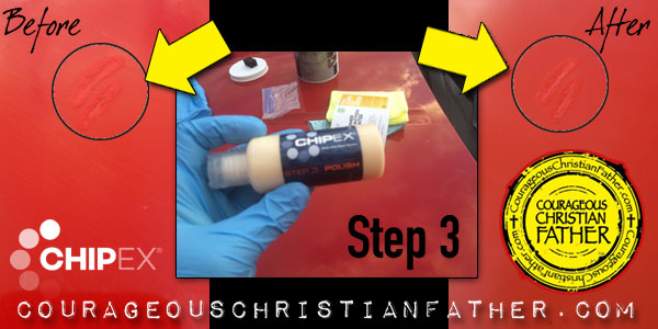 ChipEx Paint Chip Repair System Polish Step 3