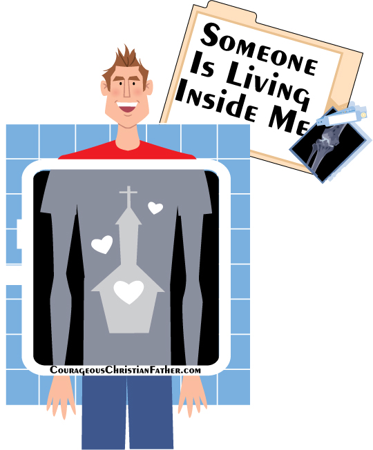 Someone Is Living Inside Me - Wait! I am not losing it! There truly is someone living inside of me and that same person is living inside of you if are a Child of God.