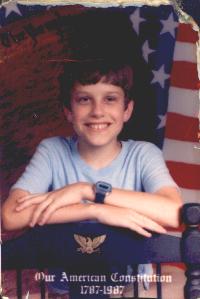 Young Steve 1987 (11 years old) - 10 Things You May Not Know About Me