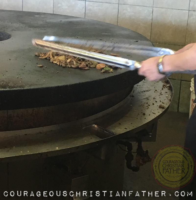 BD's Mongolian Grill in Lexington, KY is grilling my food.