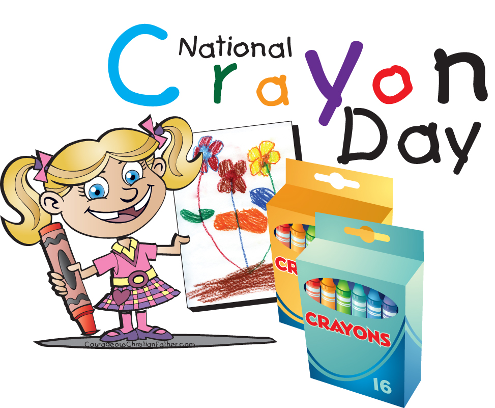 National Crayon Day #NationalCryaonDay #CrayonDay