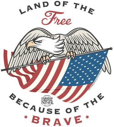 Land of the Free Because of the Brave - Memorial Day