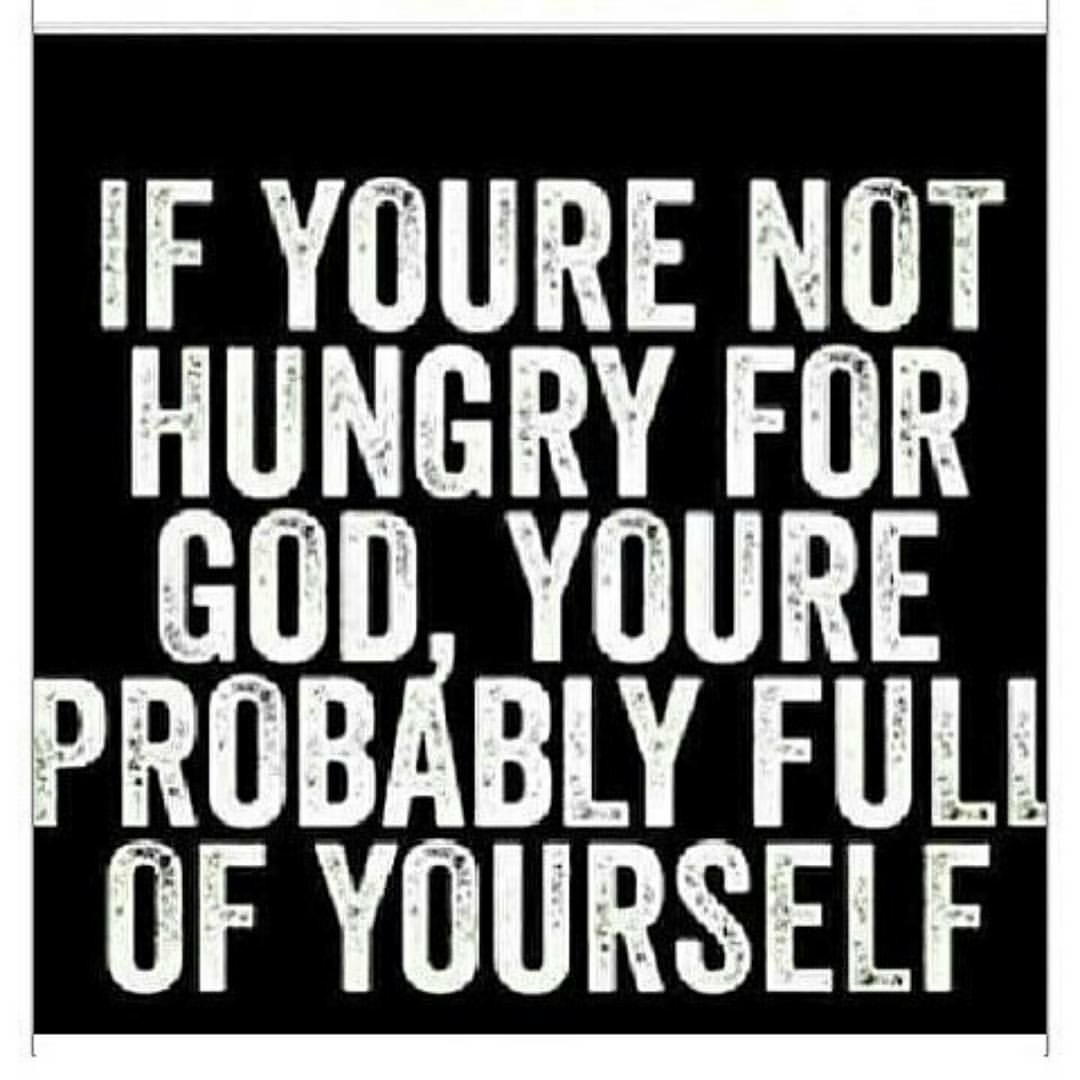 Not Hungry for God?