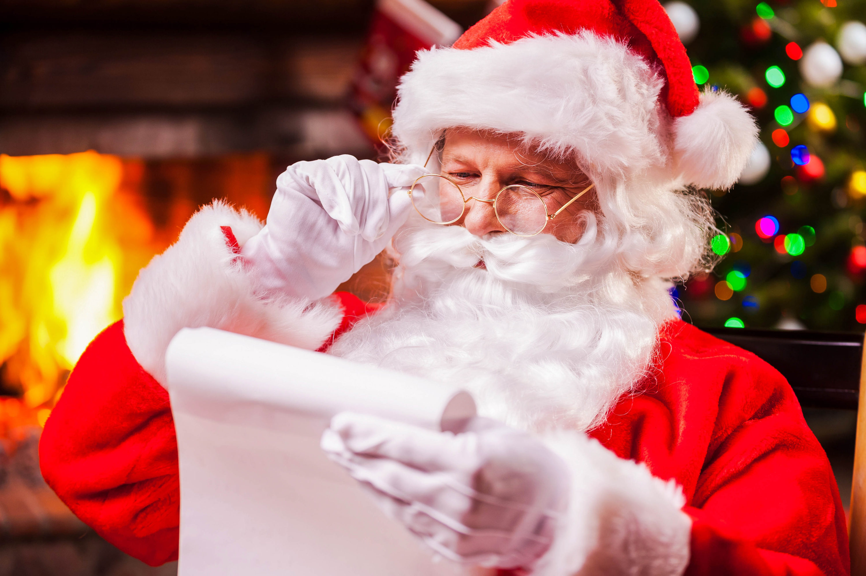 Santa's List Day - He's checking his list, he's checking it twice. He's gonna find out who's been naught or nice.