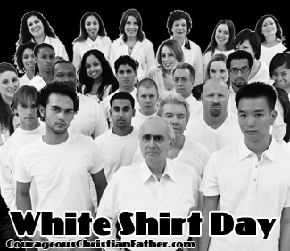 White Shirt Day - Time to wear a bright white shirt to pay honor to this one strike. #NationalWhiteShirtDay