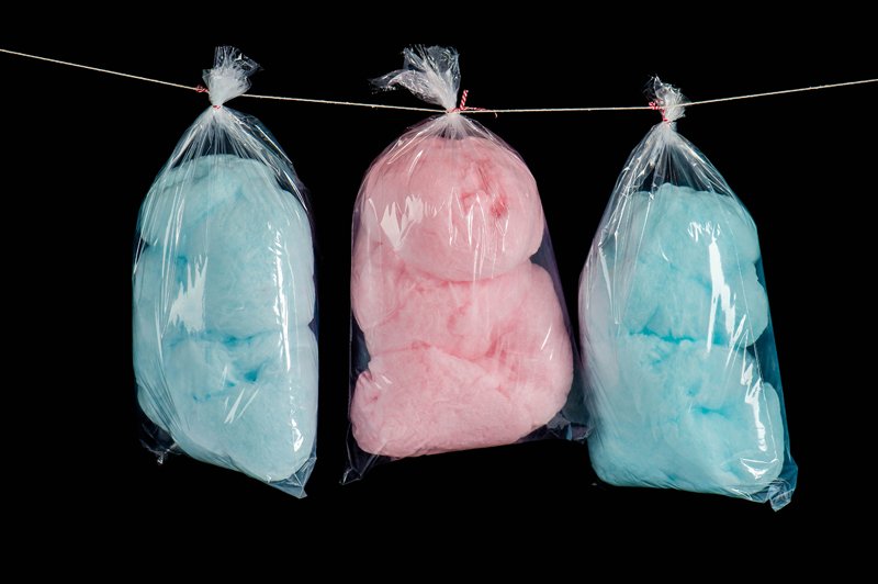 · Cotton candy: What fair would be complete without a cotton candy vendor? Cotton candy is made by heating up granulated sugar until it is liquified enough to be blown into thin threads. Those threads are collected and wound into a sweet treat that is loved by kids and adults alike.