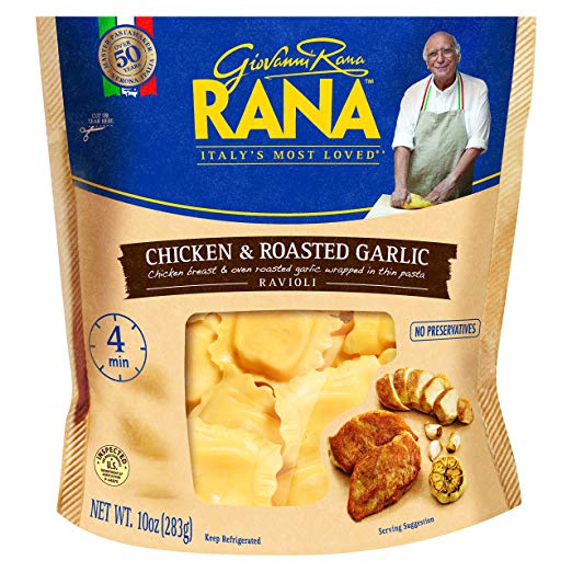 Pasta Day - GioVanni Roma Rana Chicken & Roasted Garlic Ravoili