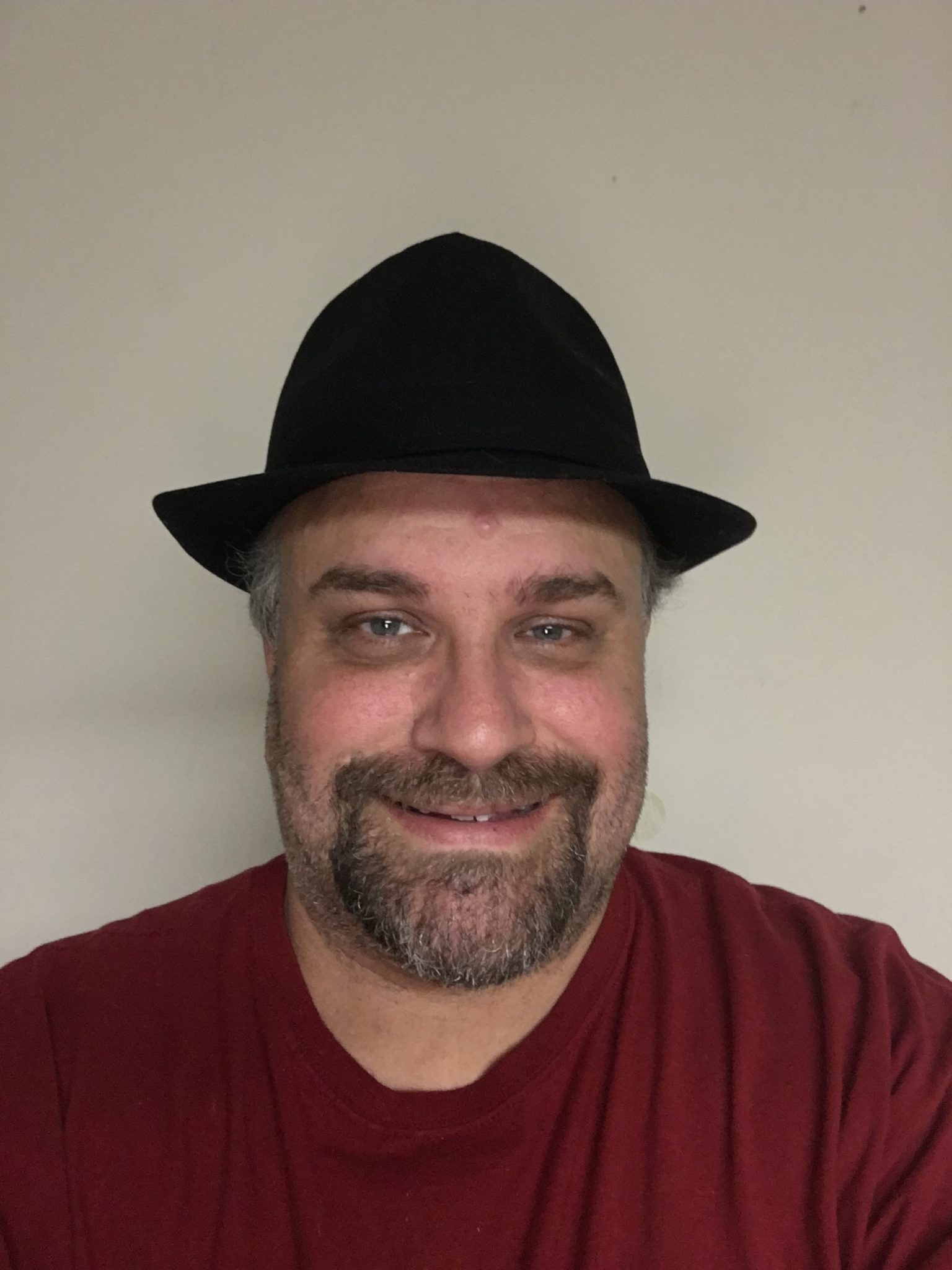 Hat Day - Steve wearing a black fedora