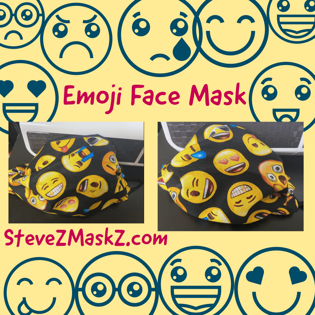 Emoji Face Masks at SteveZMaskZ