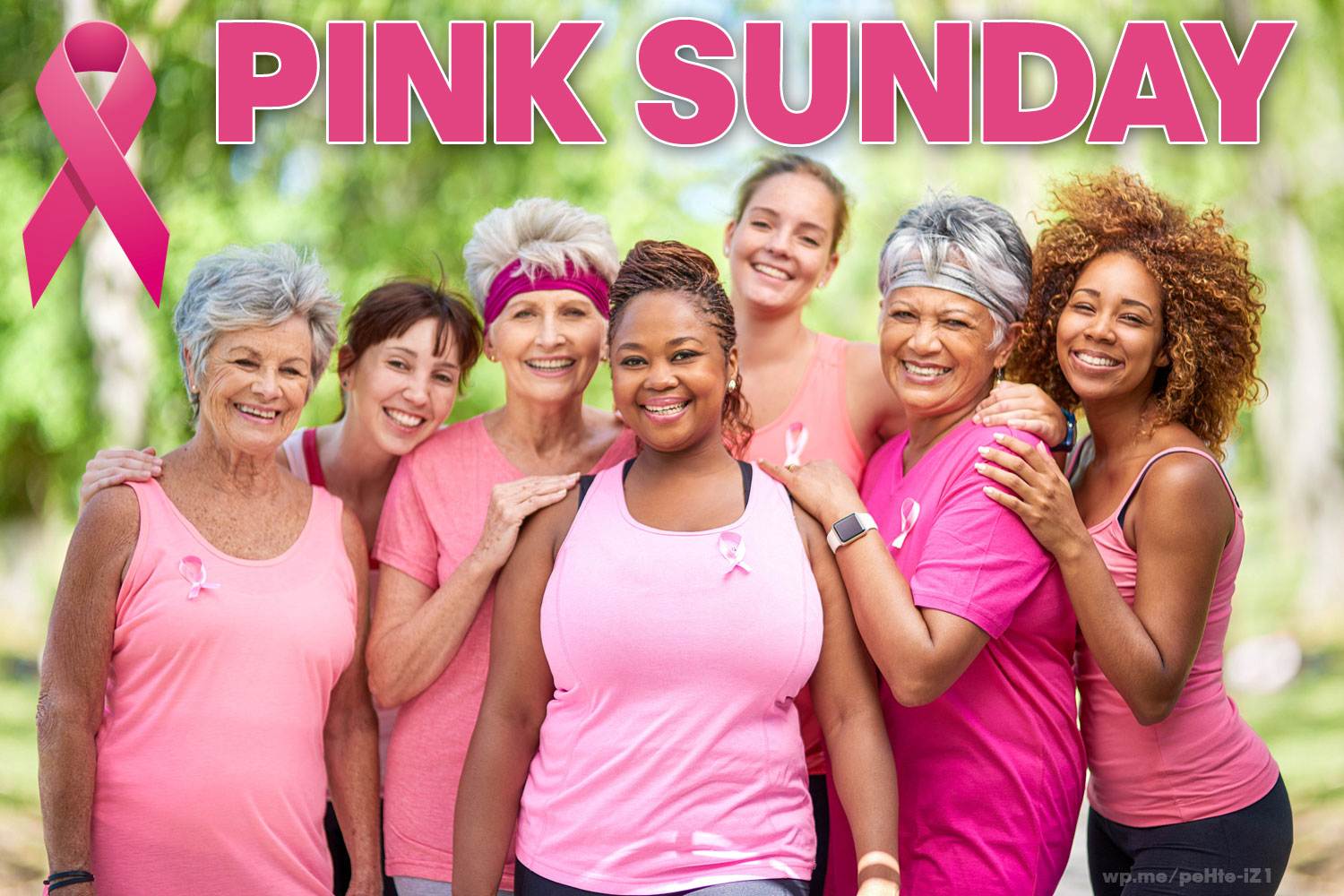 Pink Sunday - a day in October to wear pink in support or memory of someone with Breast Cancer. #PinkSunday #BreastCancer #PinkRibbon