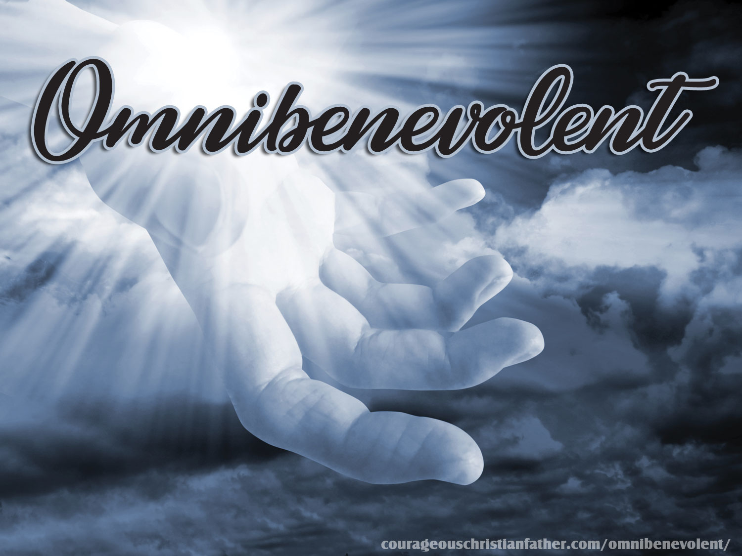 Omnibenevolent - One of the omni's of God. In this post I share about what omnibenevolent means. #omnibenevolent