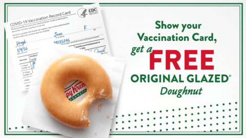 Free Donut Daily for being COVID-19 Vaccinated