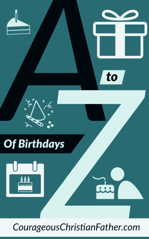 A-Z of Birthdays - Here is a list of things from A to Z about birthdays. #Birthday #Birthdays