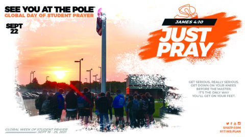 See You at the Pole 2021 - This is an annual event where students meet at the flag pole of their school for student lead prayer. #SYATP #SYATP2021