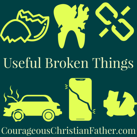 Useful Broken Things - There are many things that are still useful when broken, we are one of those. God uses broken people! #Broken #BrokenThings
