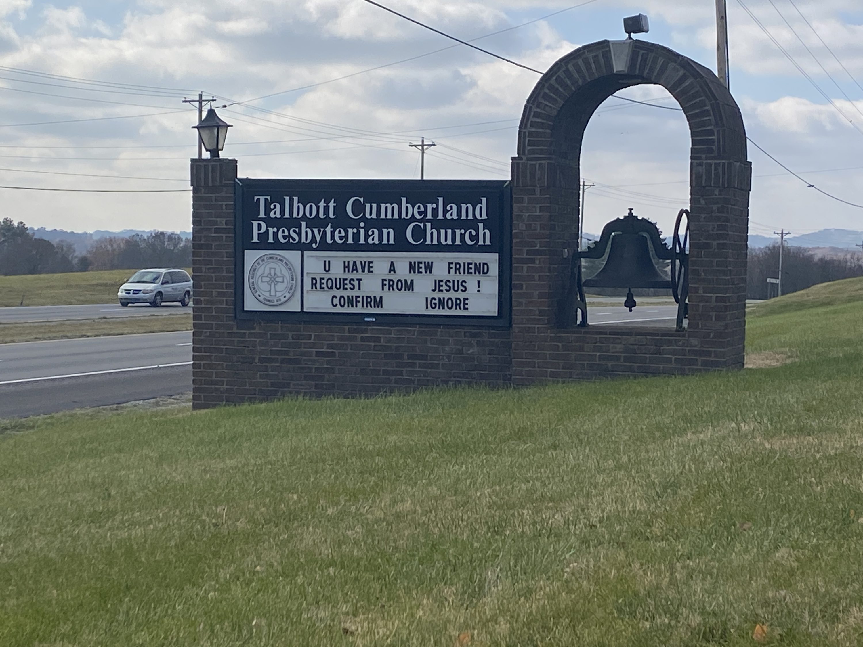 Friend request from Jesus church sign is this week’s Church Sign Saturday. 