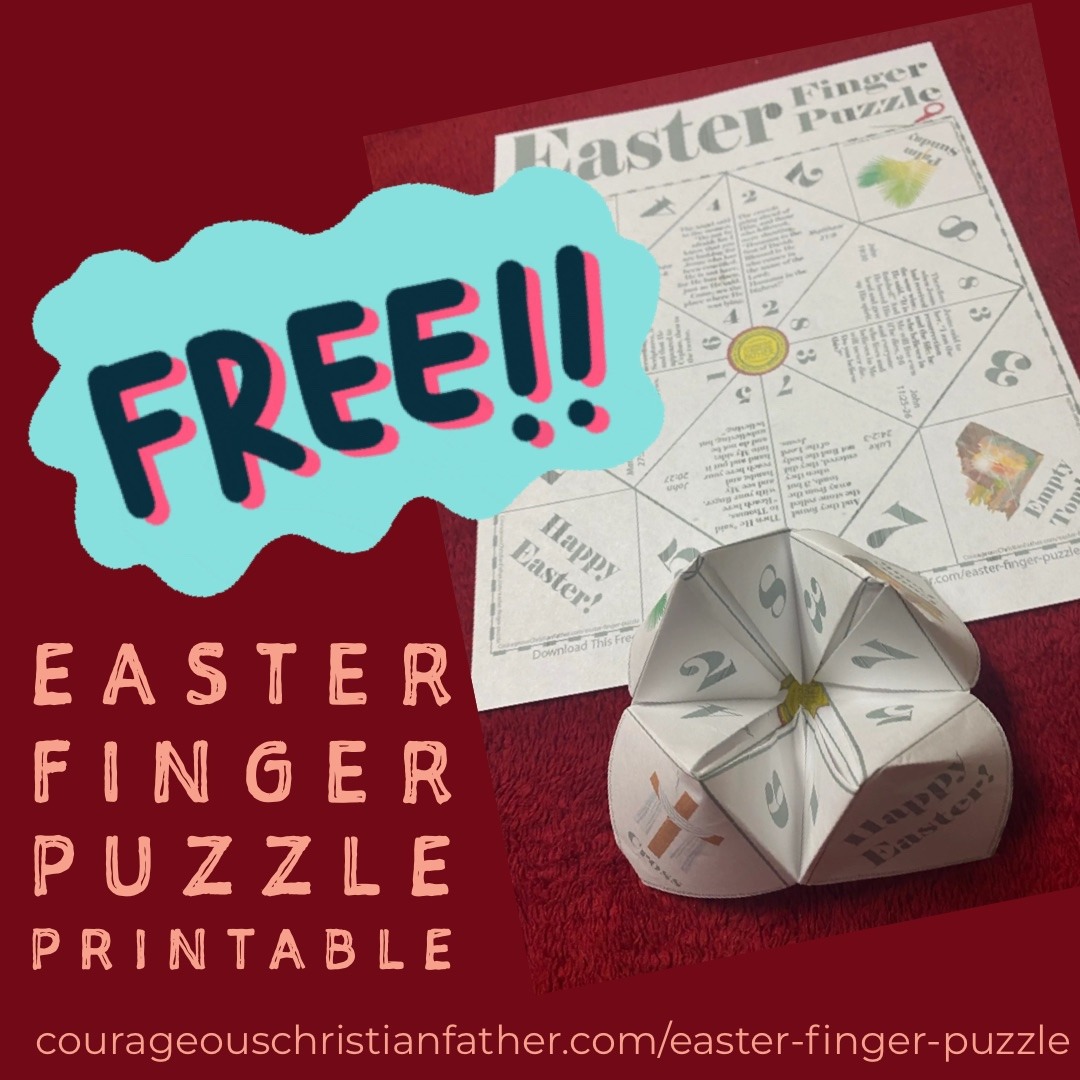 Easter Finger Puzzle Printable