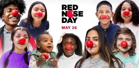 Red Nose Day is back May 26, helping raise life-changing funds to ensure a healthy future for all children. #RedNoseDay #NosesOn
