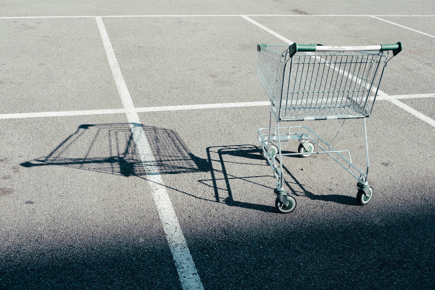 gray shopping cart