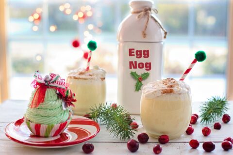 egg nog, christmas, drink Simple Eggnog Recipe #Eggnog #EggnogRecipe